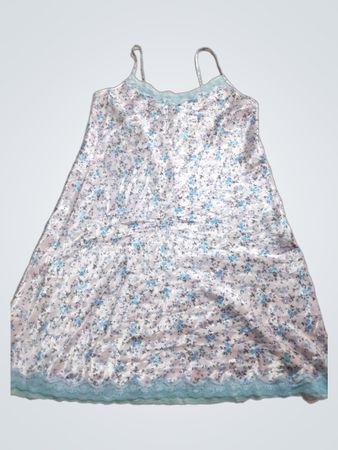 Floral Print Kurzes Nachthemd