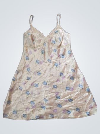 Blumenmuster Slipkleid