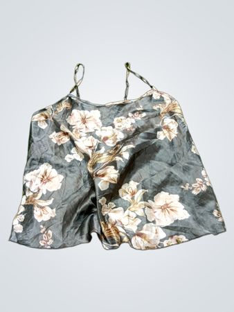 Camisole Fleurie en Satin