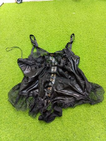 Top en corset en dentelle noire Ann Summers