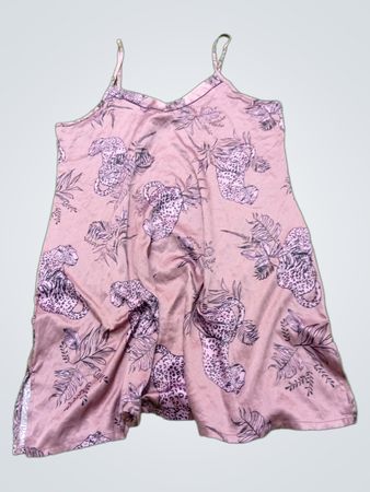 PEACOCKS Damen 10-12 Leopard-Print Slipkleid