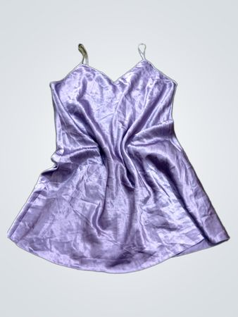 Debenhams Purple Satin Slip Kleid Größe 14