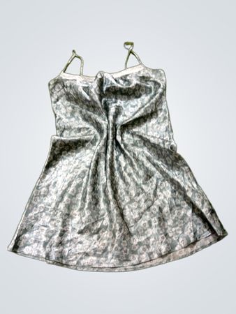 Satin-Midikleid mit Blumenmuster