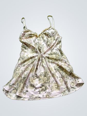 Nachtwäsche mit Blumenmuster Slip