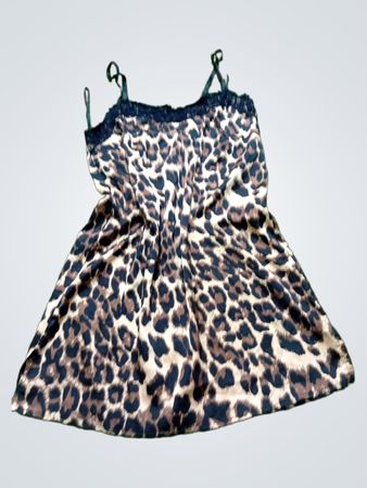 Leoprint-Trägerkleid