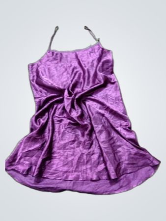 Lila Satinkleid (Slipkleid)