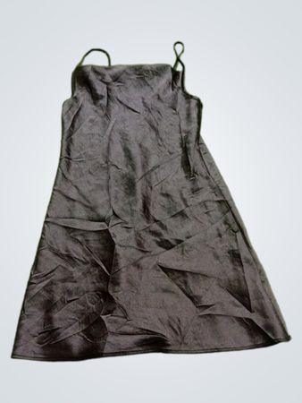 Schwarzes Negligé-Kleid