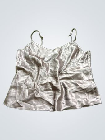 PETITE COLLECTION DEBENHAMS Graues Satin-Cami-Top