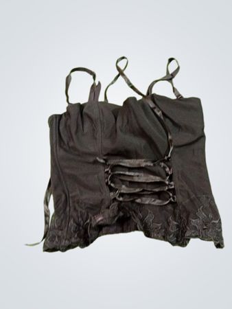 Next Intimates schwarzes Korsett-Top