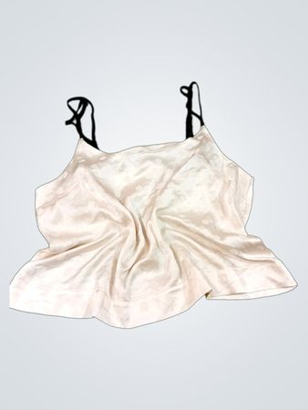 Satin-Camisole mit Polka-Dot-Muster