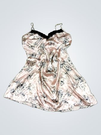 Slipkleid mit Blumenmuster