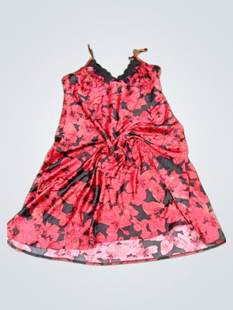 M&S Sleep Floral Spaghettiträger-Negligé-Kleid