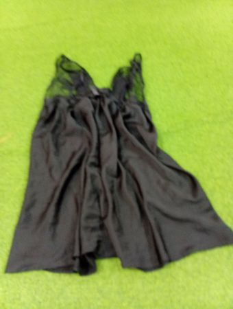 Ann Summers Black Spitzenbesatz Chemise