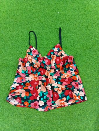 Spitzen-Cami mit Blumenmuster