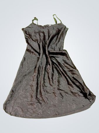 Schwarzes Negligékleid