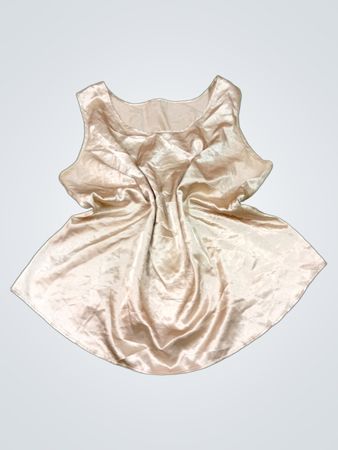 Satin-Peplum-Top