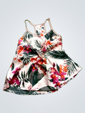 Satin-Cami mit Blumenmuster