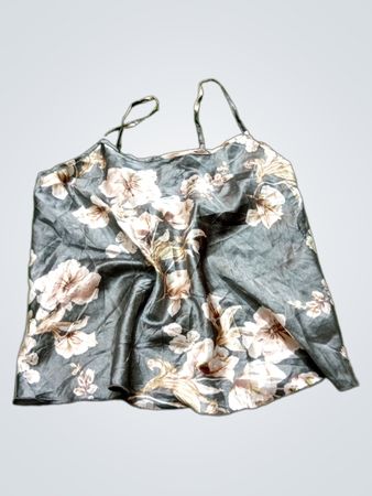 Floral-Print-Spaghettiträgertop
