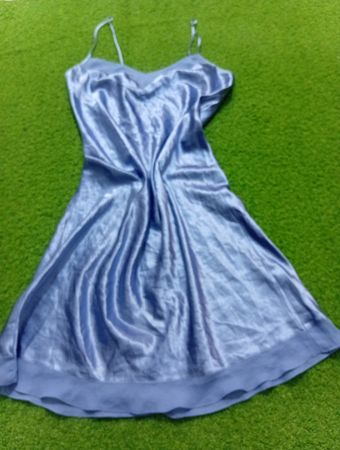 Satin-Trägerkleid