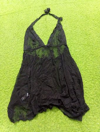 Fantasy Lingerie Schwarzes durchsichtiges Neckholder-Top
