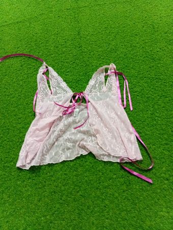 Ann Summers Pink Spitzen-Haltertop