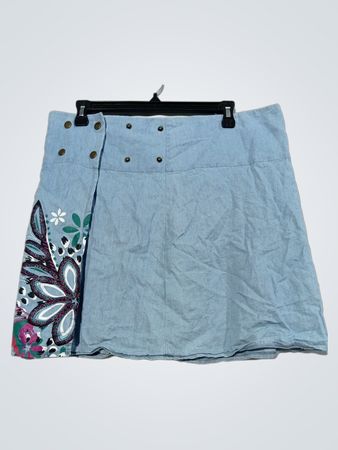 Saia de ganga KÉAWA com estampa floral