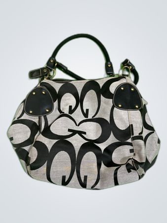 Coach Grey C-Print Tote Bag