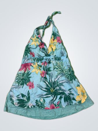 Floral Halter Neck Dress
