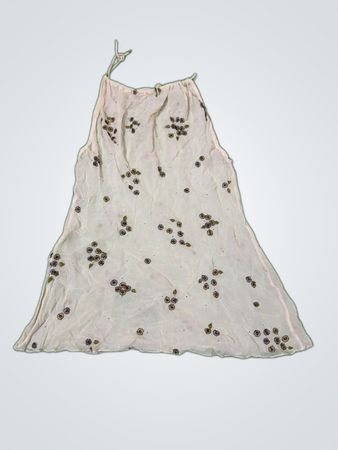 Unbranded Embroidered Spaghetti Strap Mini Dress