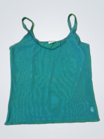 Intimissimi Teal Mesh Cami Top