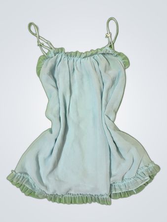 Gilligan O'Malley Light Blue Lace Cami Top