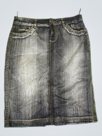 AWOSS Gray Denim Skirt