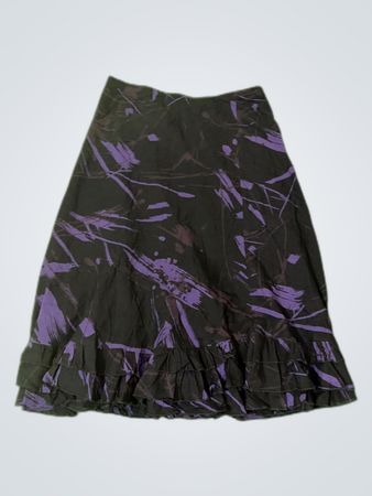 Black and Purple Skirt