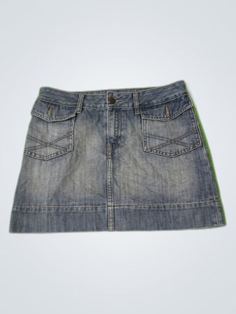 Blue Denim Skirt