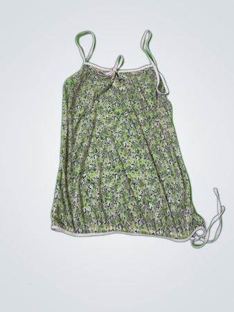Green Floral Camisole