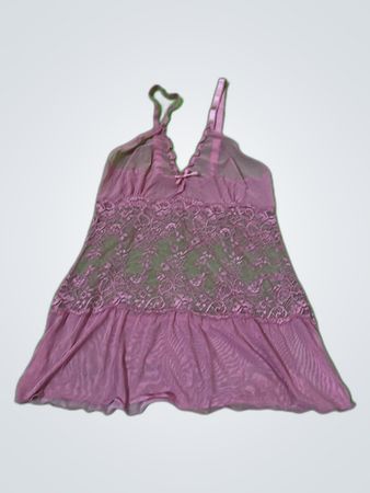 Pink Lace Chemise