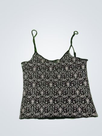Black Floral Camisole