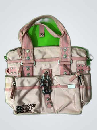 George Gina & Lucy Pink Nylon Shoulder Bag