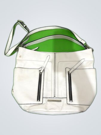 Nine West White Leather Handbag