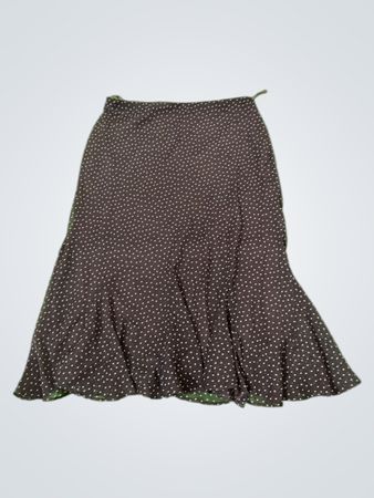 Brown Polka Dot Skirt