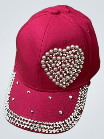 Pink Bling Baseball Cap