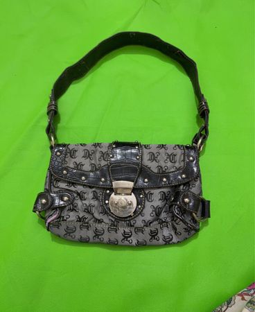Juicy Couture Gray and Black Handbag
