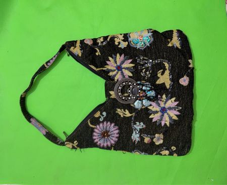Unbranded Floral Embroidered Shoulder Bag