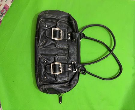 Black Leather Handbag
