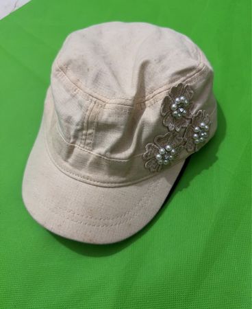Unbranded Beige Embellished Cap