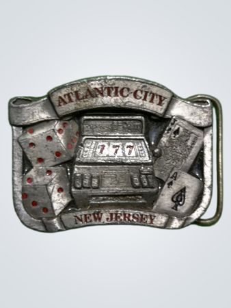 Atlantic City New Jersey Belt Buckle