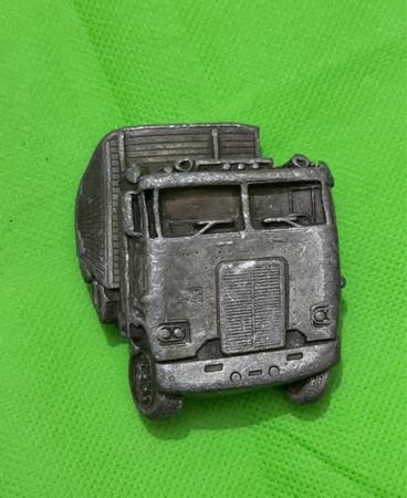 Vintage Metal Truck Belt Buckle