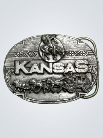Kansas Belt Buckle