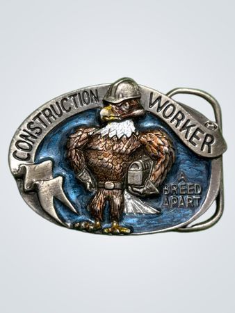 Construction Worker Belt Buckle