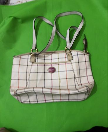 Coach Plaid Handbag